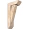 Ekena Millwork Traditional Slat Smooth Bracket w/ Offset Brace, Douglas Fir, 5 1/2"W x 14"D x 26"H BKT0604X14X26TRA06SDF - alternate 1